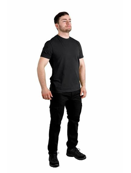 Футболка чоловіча чорна Jersey Black, Розмір: 48-50 (M), зображення 9