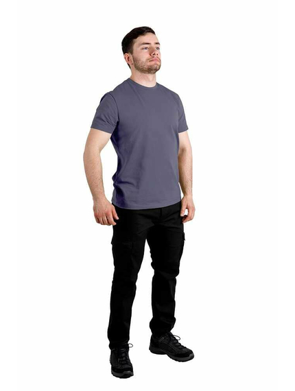 Темно-серая футболка мужская Jersey Grey, Размер: 72-74 (ХХХХХL), фото 5