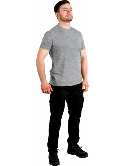 Футболка сіра чоловіча Jersey Light Gray, Розмір: 48-50 (M), зображення 6