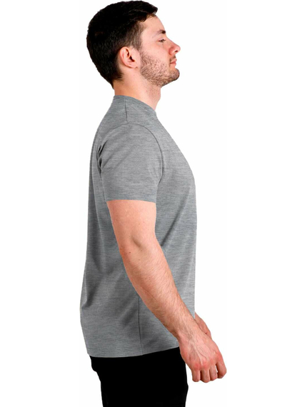 Футболка сіра чоловіча Jersey Light Gray, Розмір: 44-46 (S), зображення 4