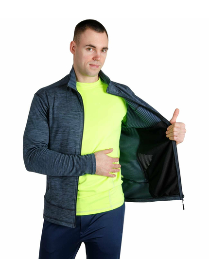 Тактична флісова кофта чоловіча синя Ermine Navy, Розмір: 52-54 (L), зображення 5