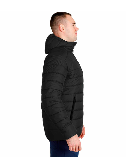 Стьобана куртка чоловіча з капюшоном Maximus Black чорна, Розмір: 62-60 (XXL), зображення 5