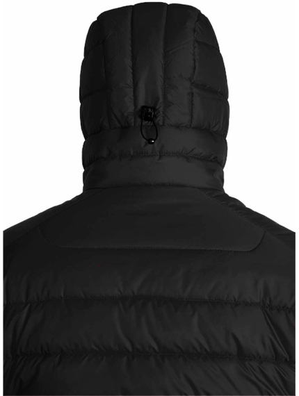 Стеганая куртка мужская с капюшоном Maximus Black черная, Размер: 56-58 (XL), фото 7