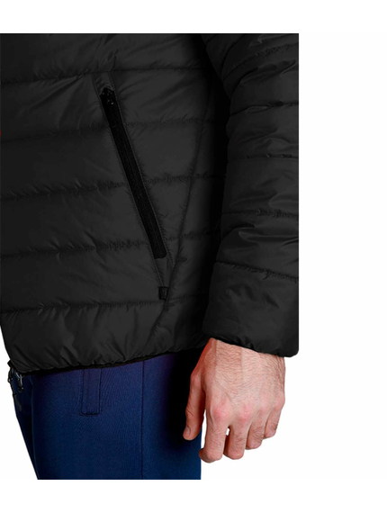Стьобана куртка чоловіча з капюшоном Maximus Black чорна, Розмір: 62-60 (XXL), зображення 9
