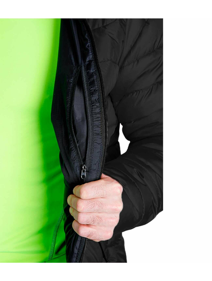 Стеганая куртка мужская с капюшоном Maximus Black черная, Размер: 56-58 (XL), фото 10