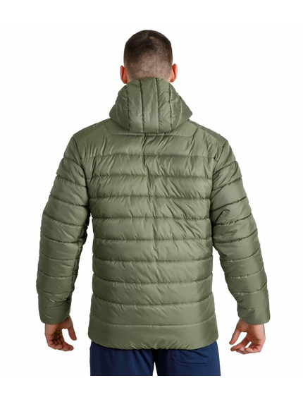 Чоловіча стьобана куртка з капюшоном Maximus Olive, Розмір: 62-60 (XXL), зображення 5