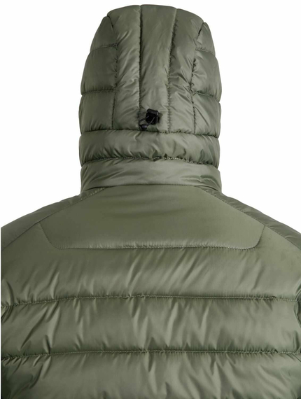 Чоловіча стьобана куртка з капюшоном Maximus Olive, Розмір: 62-60 (XXL), зображення 6