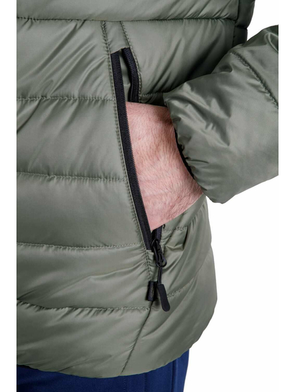 Чоловіча стьобана куртка з капюшоном Maximus Olive, Розмір: 52-54 (L), зображення 8