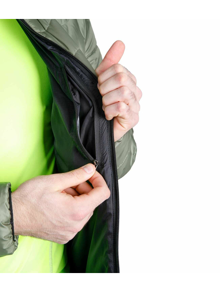 Чоловіча стьобана куртка з капюшоном Maximus Olive, Розмір: 62-60 (XXL), зображення 9