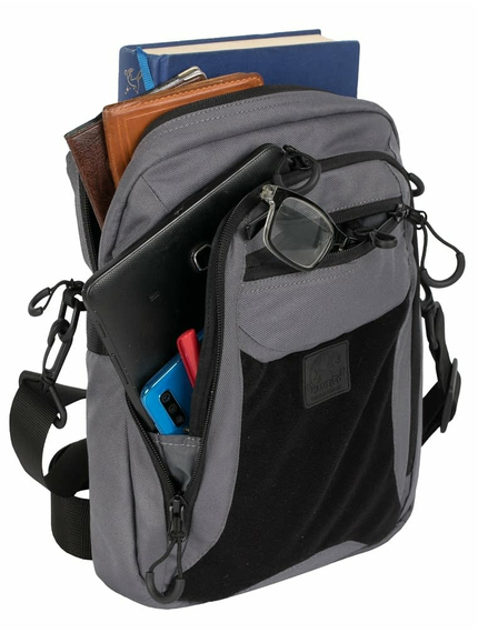 Сумка мужская серая Shoulder Bag Gray, фото 4