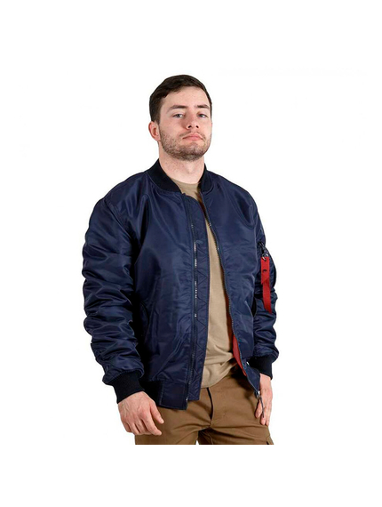 Демісезонна чоловіча темно-синя куртка MA-1 Gen 2 Navy, Розмір: 56-58 (XL), зображення 7