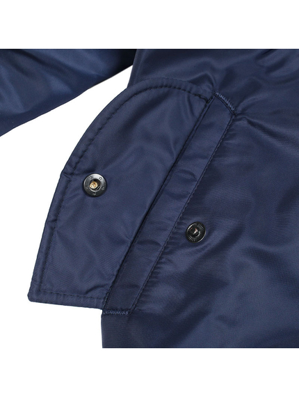 Демисезонная мужская темно-синяя куртка MA-1 Gen 2 Navy, Размер: 64-66 (ХХХL), фото 14