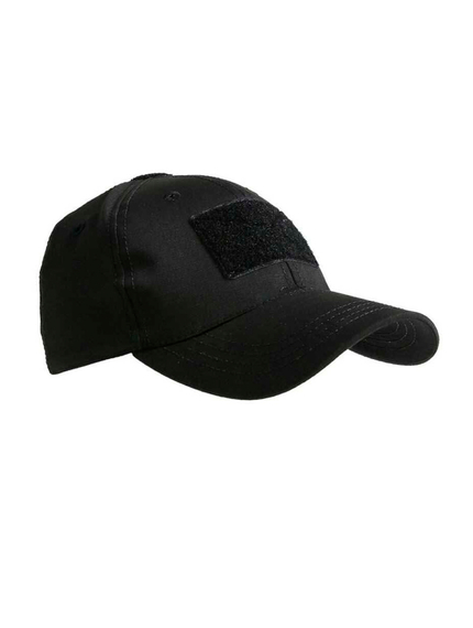 Бейсболка тактическая с эластаном Black, Размер: S-M, фото 6