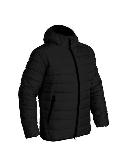 Стеганая куртка мужская с капюшоном Maximus Black черная, Размер: 56-58 (XL), фото 11