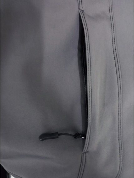 Мужская серая куртка Soft Shell софтшелл демисезонная Wolf Grey, Размер: 52-54 (L), фото 17