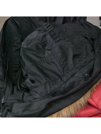 Куртка Аляска чоловіча зимова Slim Fit N-3B Black, Розмір: 48-50 (M), зображення 17