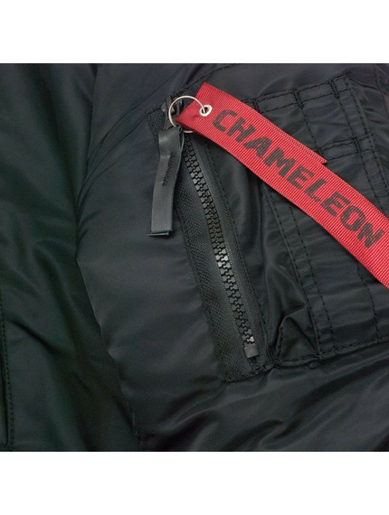 Куртка Аляска мужская зимняя Slim Fit N-3B Black, Размер: 44-46 (S), фото 14