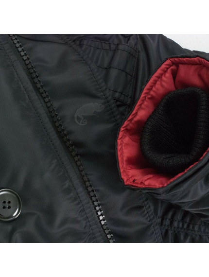 Куртка Аляска чоловіча зимова Slim Fit N-3B Black, Розмір: 48-50 (M), зображення 15