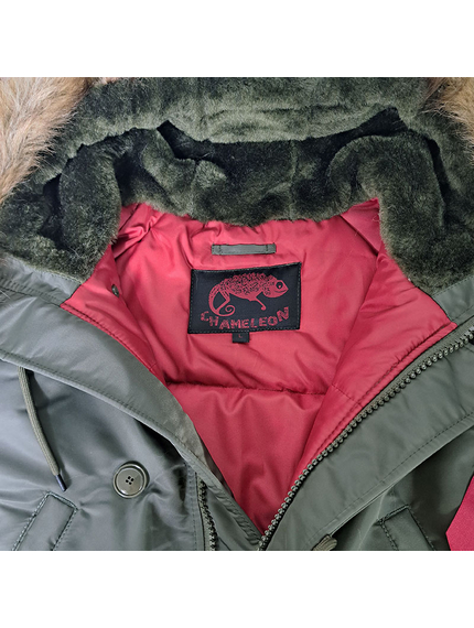 Мужская куртка Аляска Slim Fit N-3B Olive, Размер: 52-54 (L), фото 19