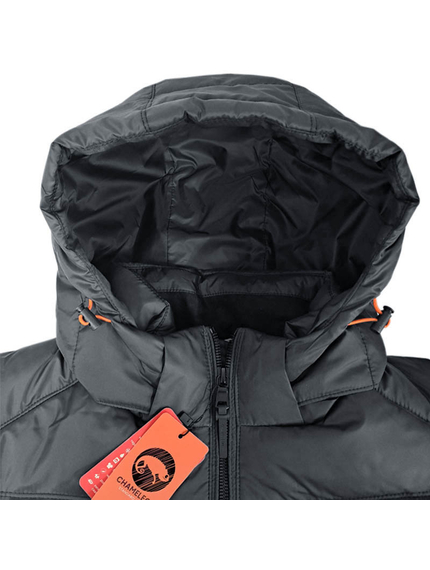 Черная стеганая куртка мужская с капюшоном Proxima Black, Размер: 44-46 (S), фото 15