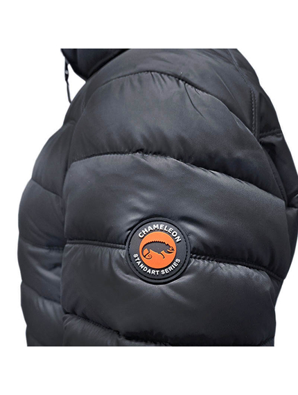 Черная стеганая куртка мужская с капюшоном Proxima Black, Размер: 44-46 (S), фото 10