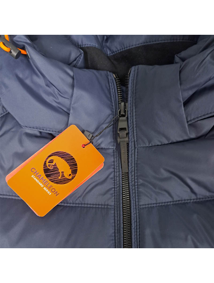 Синяя мужская куртка спортивная с капюшоном Proxima Navy, Размер: 52-54 (L), фото 17