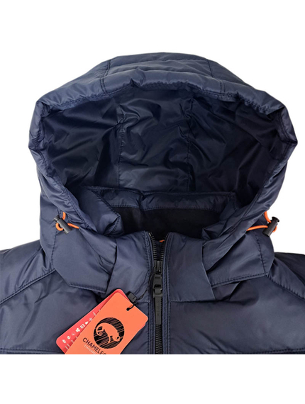 Синяя мужская куртка спортивная с капюшоном Proxima Navy, Размер: 56-58 (XL), фото 19
