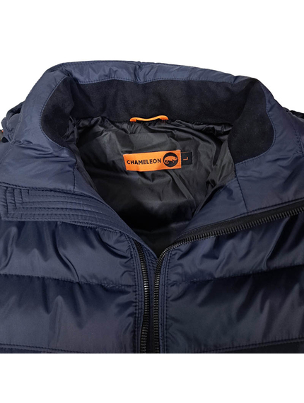Синяя мужская куртка спортивная с капюшоном Proxima Navy, Размер: 56-58 (XL), фото 21