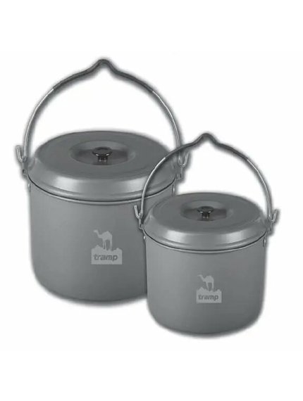 Казан Tramp анодированный с крышкой 7 л UTRC-041, фото 3