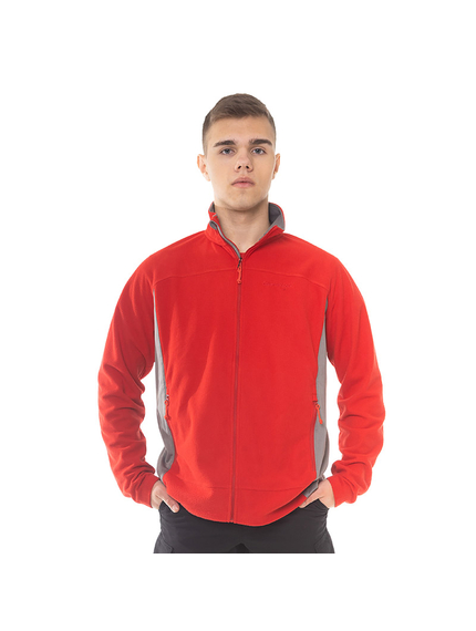Мужская флисовая кофта красная Aproach Red, Размер: 60-62 (XXL), фото 4