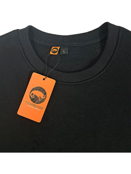 Чорний світшот чоловічий Warm Black, Розмір: 52-54 (L), зображення 6