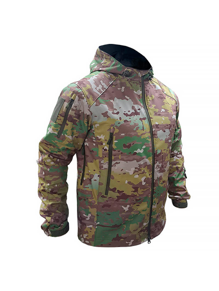 Демисезонная мужская куртка для охоты Soft Shell Spartan Util Cam, Размер: 60-62 (XXL), фото 7