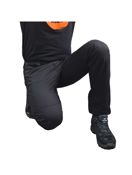 Літні тактичні штани чоловічі чорні Alpha Summer Flex, Розмір брюк: 52-54/194, зображення 5