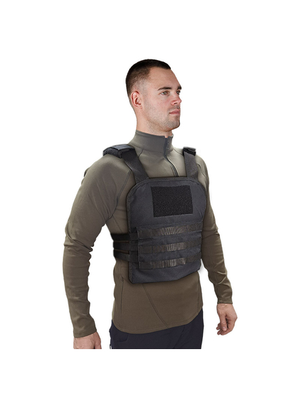 Жилет тактичний (плитоноска) Molle Black, зображення 4
