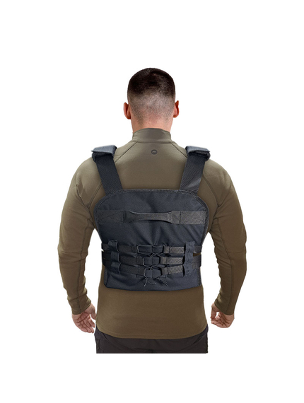 Жилет тактичний (плитоноска) Molle Black, зображення 5
