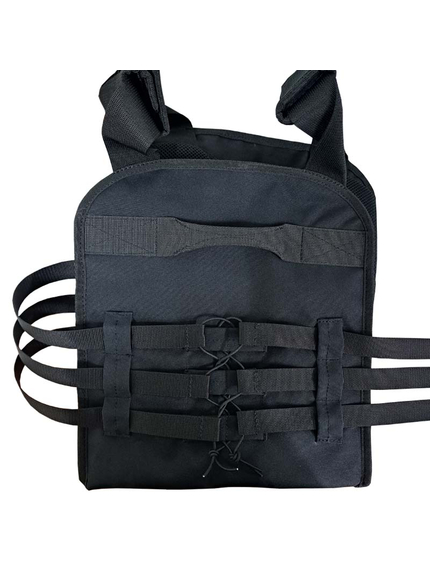 Жилет тактичний (плитоноска) Molle Black, зображення 9