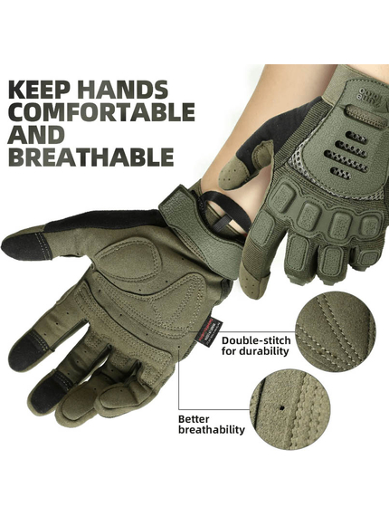 Тактичні рукавиці олива Zag-2 Olive, Розмір: S, зображення 3