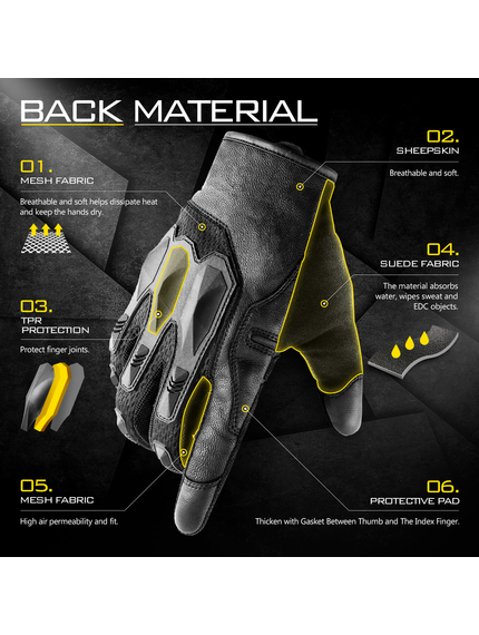 Рукавиці Zag-3 Black, Розмір: XL, зображення 3