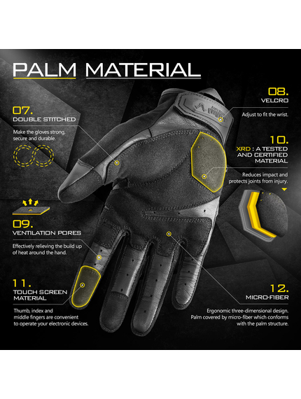 Рукавиці Zag-3 Black, Розмір: XL, зображення 4