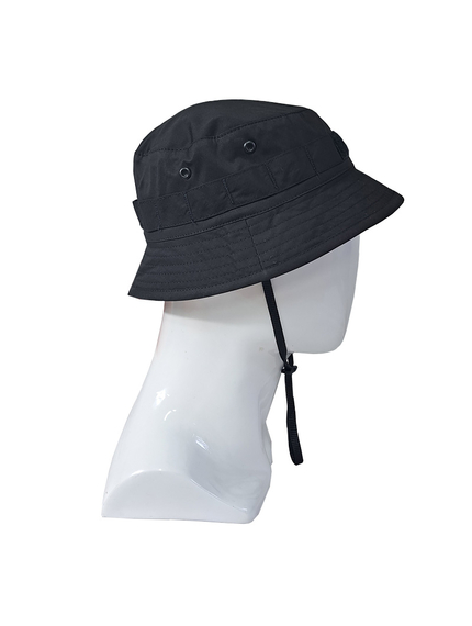 Панама тактическая с эластаном Alpha Summer Flex Black, Размер: XL, фото 3