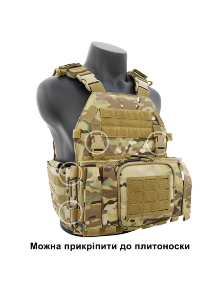 Жилет тактичний нагрудний Multicam, зображення 6