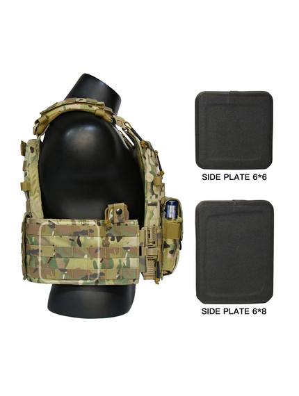 Жилет тактичний плитоноска Multicam з потрійним підсумком, зображення 11