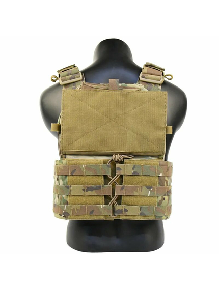 Жилет тактичний плитоноска Multicam з потрійним підсумком, зображення 5