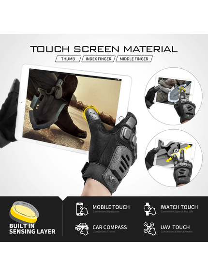 Рукавиці тактичні Zag-2 Black, Розмір: S, зображення 7