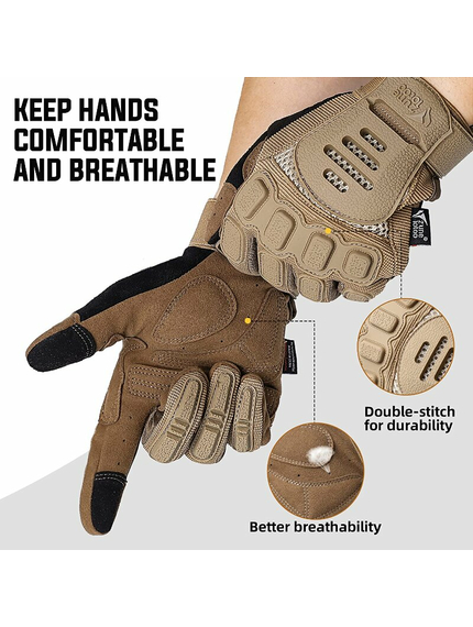 Рукавиці тактичні Zag-2 Sand, Розмір: XL, зображення 3