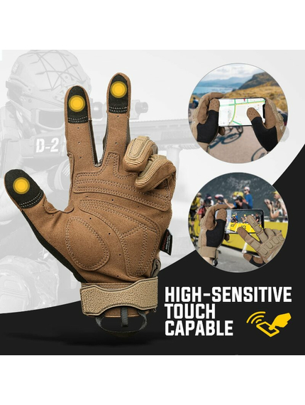 Рукавиці тактичні Zag-2 Sand, Розмір: XL, зображення 4