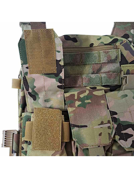 Жилет тактичний плитоноска Multicam з потрійним підсумком, зображення 19