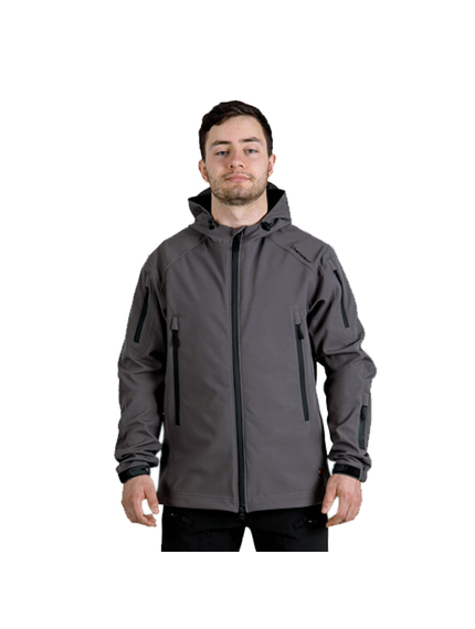 Мужская демисезонная куртка Soft Shell Spartan Gray, Размер: 44-46 (S), фото 3