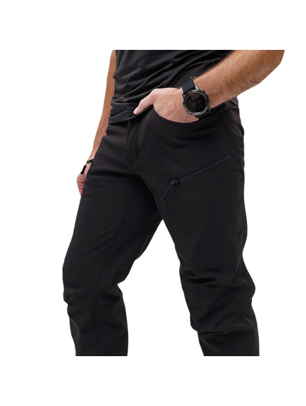 Мужские брюки черные Soft Shell Spartan Black, Размер брюк / рост: 56-58/194, фото 7