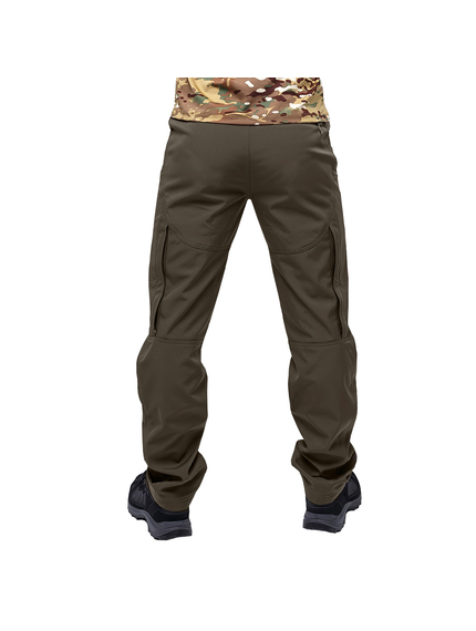 Тактичні штани софтшелл чоловічі олива Soft Shell Spartan Olive, Розмір брюк: 56-58/188, зображення 3